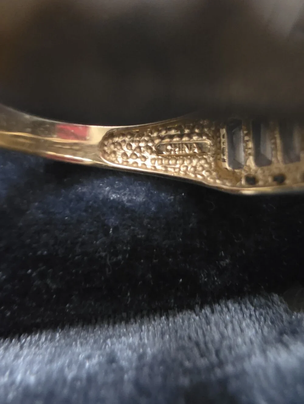 14k CZ Yellow Gold Ring (Vintage)